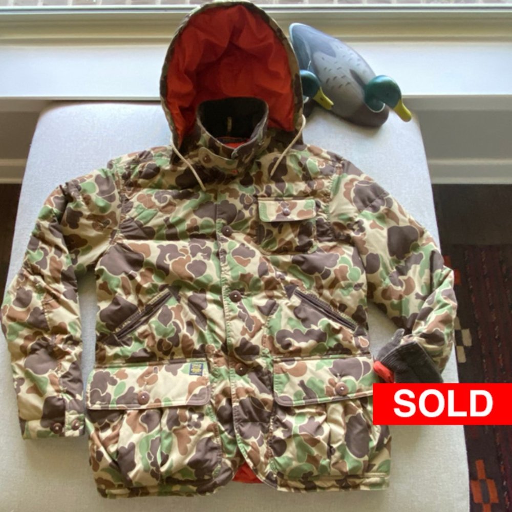 Polo Ralph Lauren New Men's Camo Quilted Hudson Coat Size Medium